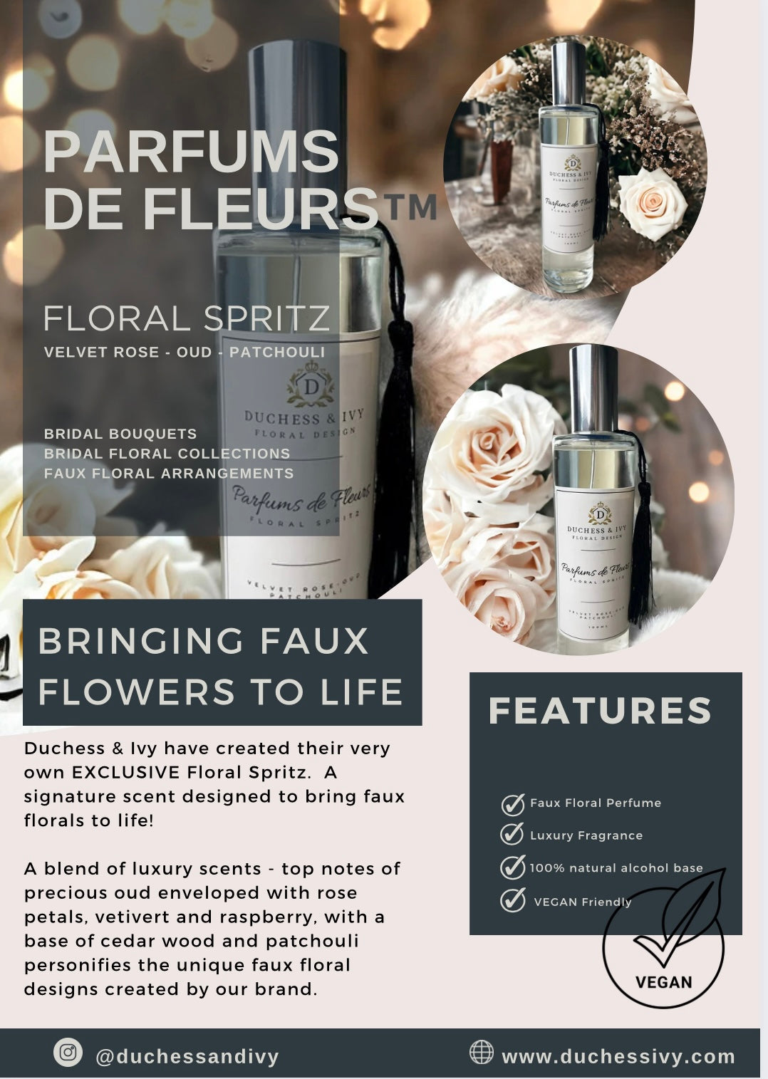 PARFUMS DE FLEURS - Faux Floral Fragrance